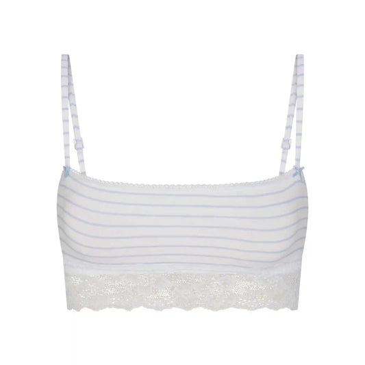 LIGHTWEIGHT COTTON STRAIGHT NECK BRALETTE