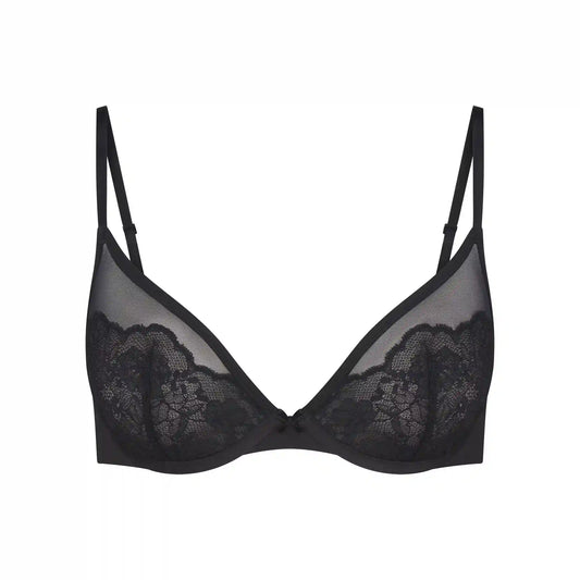 SKIMS LACE UNLINED DEMI BRA
