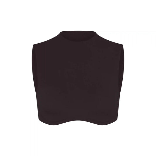 NikeSKIMS STUDIO STRETCH MOCK NECK BRA TOP