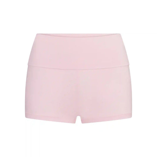 COTTON JERSEY FOLDOVER SHORT
