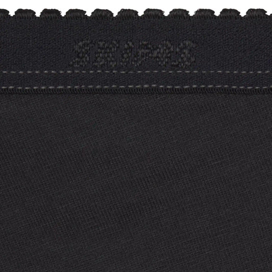 LIGHTWEIGHT COTTON LOGO PICOT STRING BIKINI