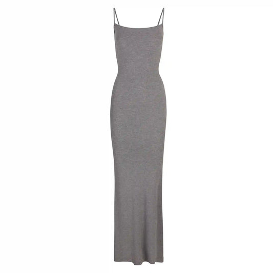 SOFT LOUNGE LONG SLIP DRESS
