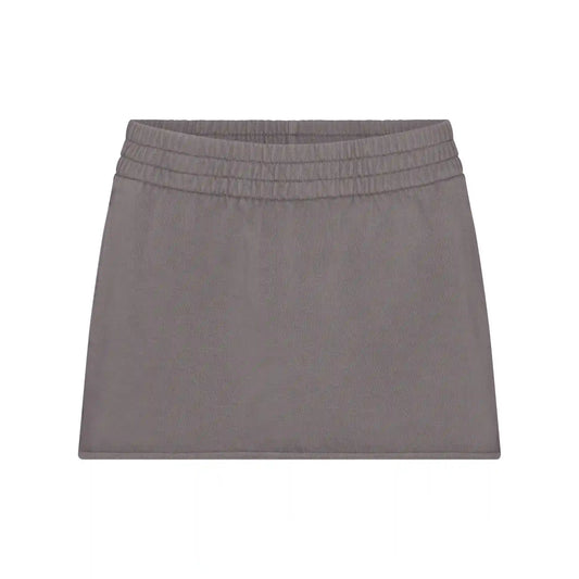 BOYFRIEND FLEECE MINI SKIRT