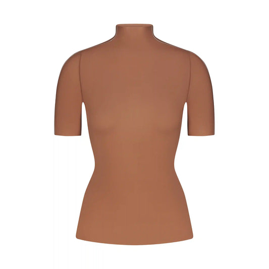 NikeSKIMS WEIGHTLESS LAYERS MOCK NECK SHORT SLEEVE T-SHIRT