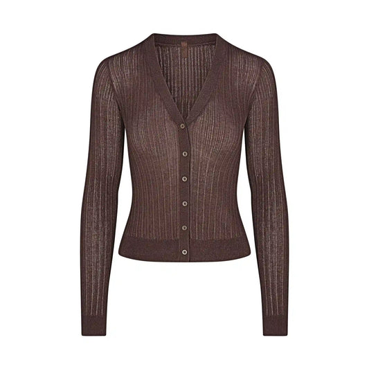SHEER KNIT CARDIGAN