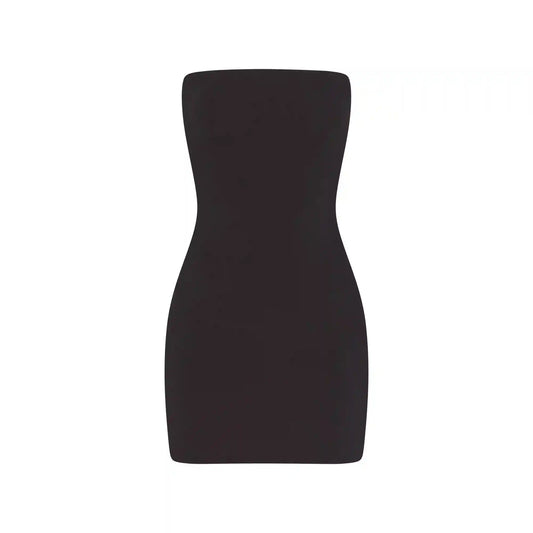 COTTON JERSEY MINI TUBE DRESS