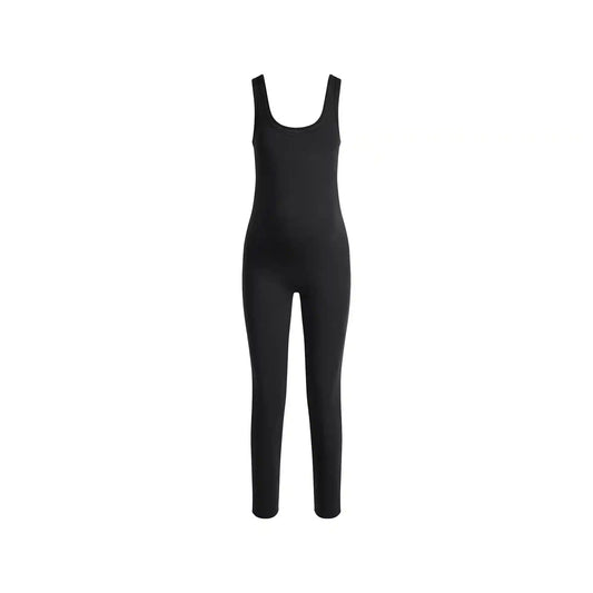 COTTON JERSEY MATERNITY CATSUIT