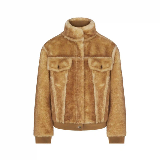 FAUX SHEARLING JACKET