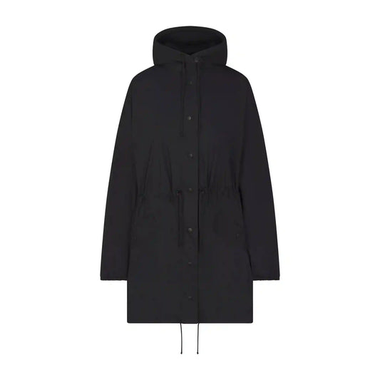 WOVEN COTTON OVERSIZED ANORAK