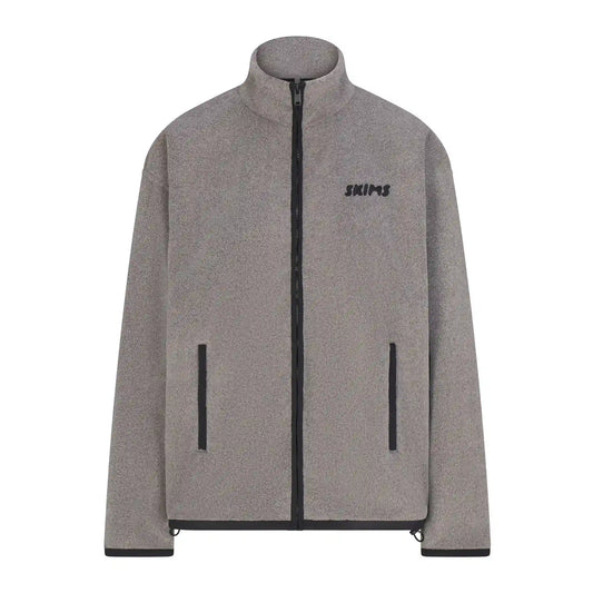 OUTDOOR FLEECE MOCK NECK ZIP UP JACKET