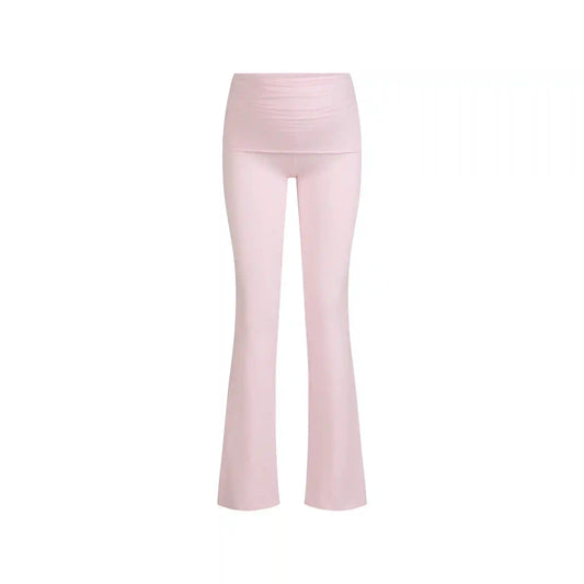 COTTON JERSEY MATERNITY FOLDOVER PANT