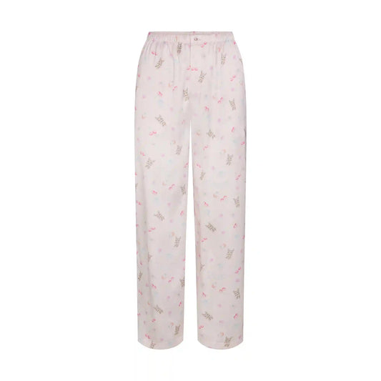 WOVEN SHINE LONG SLEEP SET