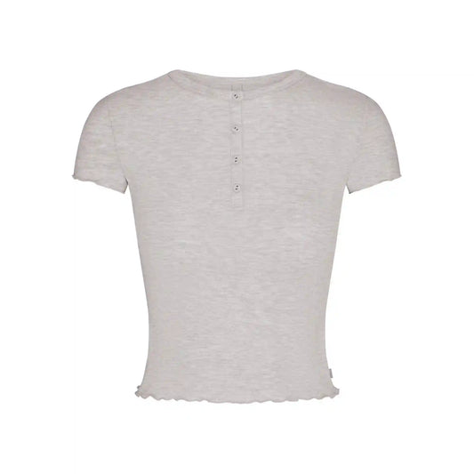 SKIMS SLEEP HENLEY AND FOLDOVER SHORT SET