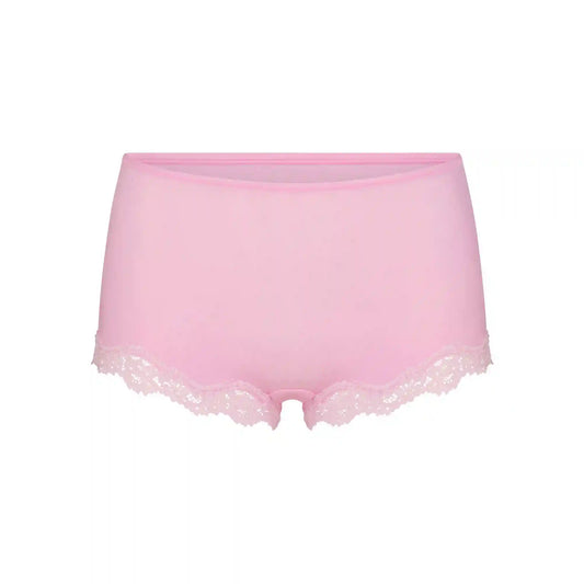 FITS EVERYBODY LACE TRIANGLE CAMI AND BOY SHORT SET