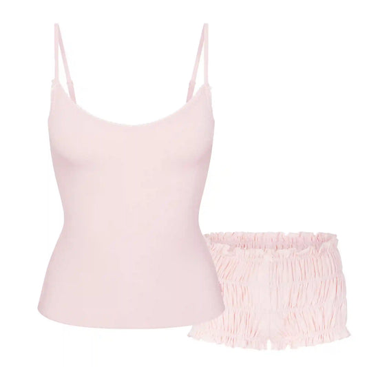 SKIMS SLEEP CAMI AND BLOOMER SET