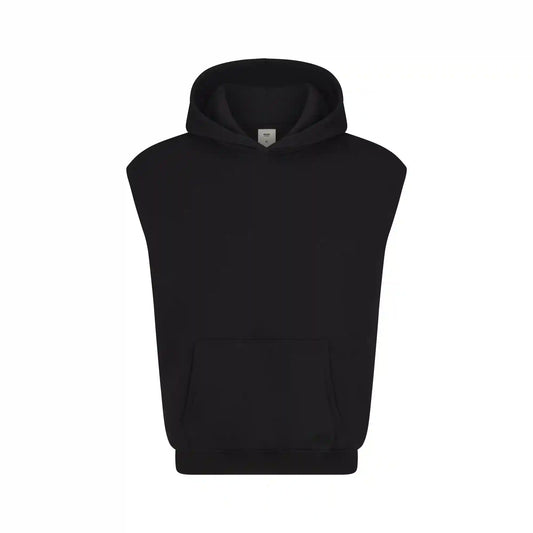 FLEECE LOUNGE MENS SLEEVELESS HOODIE