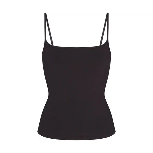 COTTON JERSEY SCOOP NECK CAMI