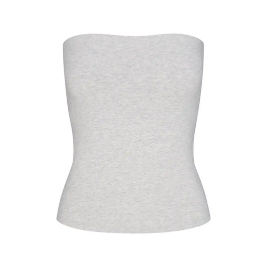 COTTON JERSEY TUBE TOP