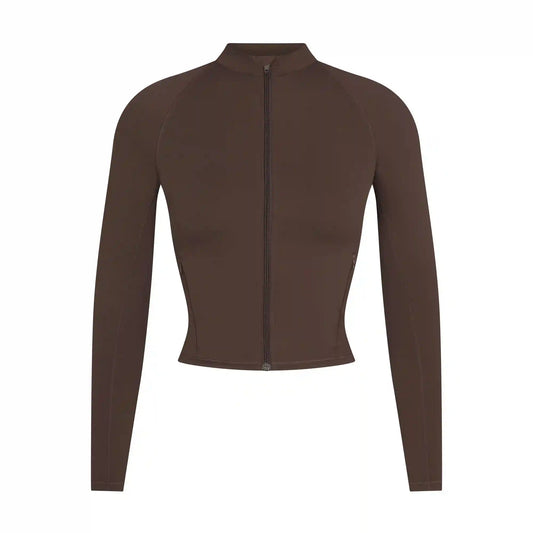 NikeSKIMS MATTE MOCK NECK FULL ZIP JACKET