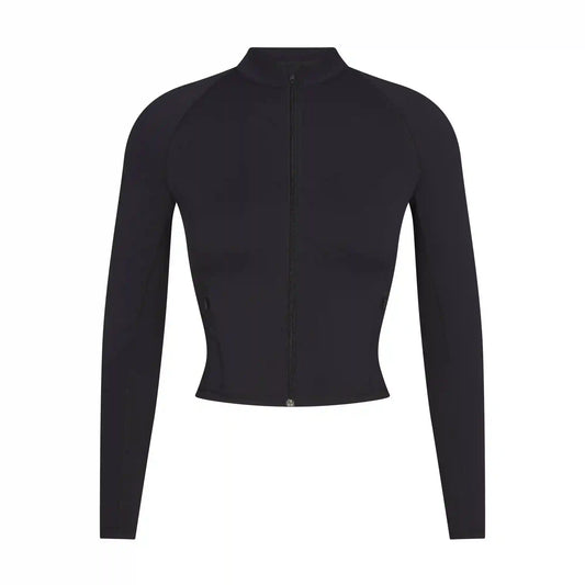 NikeSKIMS MATTE MOCK NECK FULL ZIP JACKET