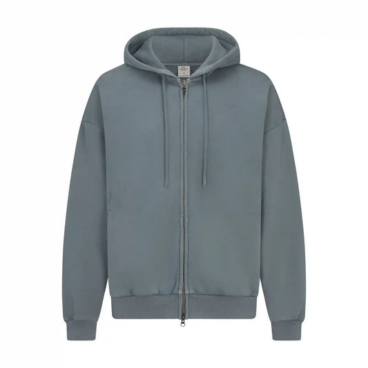 HEAVYWEIGHT FLEECE MENS ZIP UP HOODIE