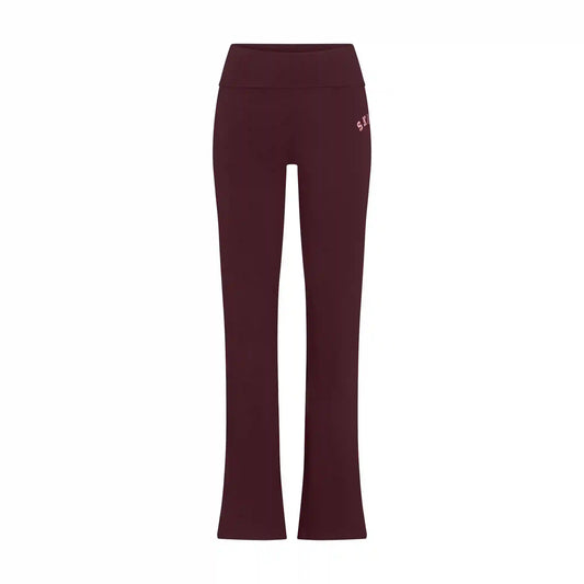 COTTON JERSEY LOGO FOLDOVER PANT