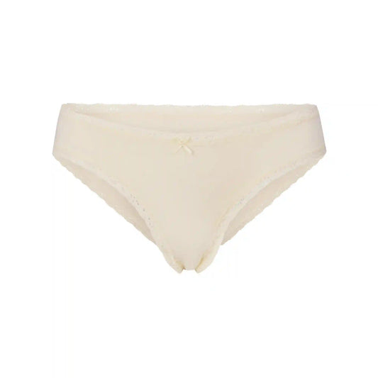 LIGHTWEIGHT COTTON LACE BRIEF