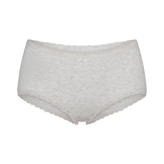 LIGHTWEIGHT COTTON POINTELLE LACE BOY SHORT