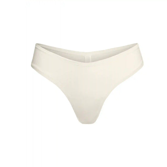 COTTON JERSEY DIPPED THONG