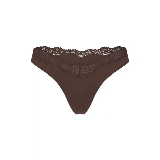 FITS EVERYBODY LACE DIPPED THONG