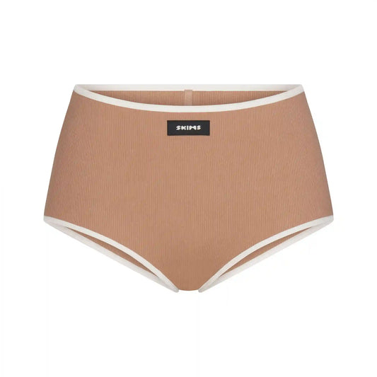 COTTON RIB BOY SHORT