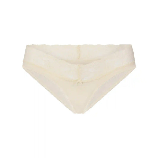 LIGHTWEIGHT COTTON WIDE LACE BRIEF