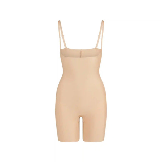 SKIMS BODY CORE SCULPT OPEN BUST MID THIGH BODYSUIT