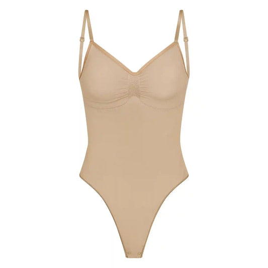 SEAMLESS SCULPT LOW BACK THONG BODYSUIT
