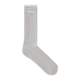 SKIMS SOCKS RIBBED CREW LOGO SOCK