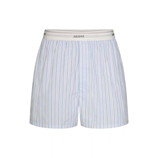 COTTON POPLIN MENS LOGO BAND BOXER
