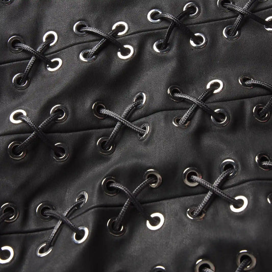 LUDOVIC DE SAINT SERNIN X SKIMS WAXED COTTON MINI DRESS