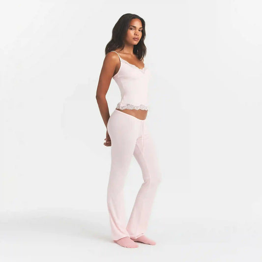 SKIMS SLEEP LACE CAMI AND PANT SLEEP SET