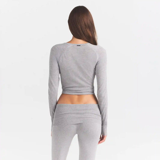 ESSENTIAL KNIT WRAP SWEATER